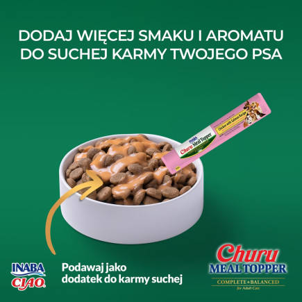 Inaba meal topper kurczak z łososiem - pies 4x14g