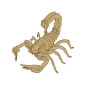 Drewniane puzzle 3D Skorpion - edukacyjna składanka 35 elementów EAN: 5905884450086