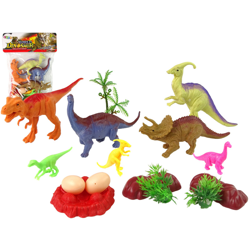 Zestaw figurek dinozaurów z akcesoriami 15 sztuk EAN: 5905515355513