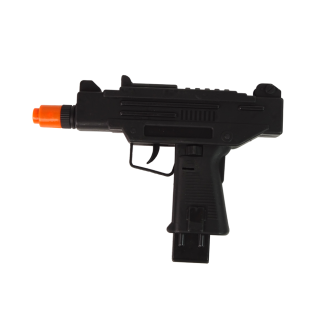 Pistolet wibracyjny czarny dla dzieci z dźwiękiem, EAN: 5905214974268