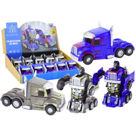 Auto-robot ciężarówka 2w1 robot 2 kolory