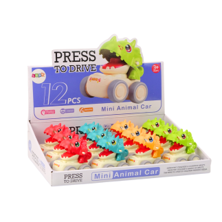 Autko dinozaur jeżdżący z napędem auto dla najmłodszych mix