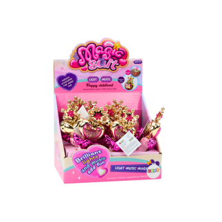 Różdżka księżniczki kolorowe światła dźwięki różowa