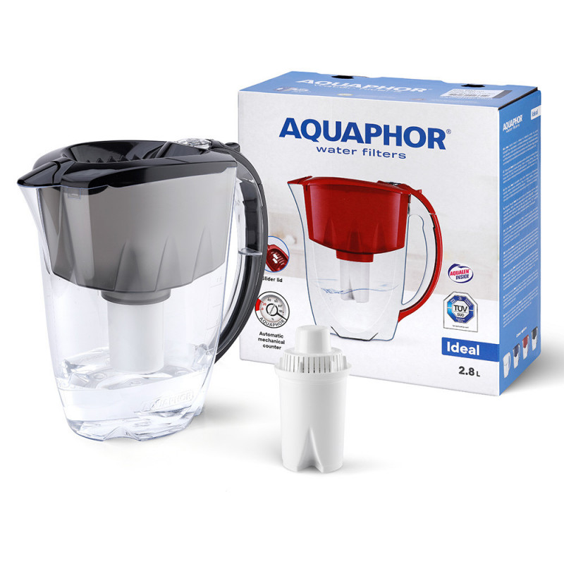 Dzbanek filtrujący 2,8l Ideal z wkładem B100-15 czarny - EAN: 4744131010533
