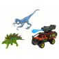 Zestaw Dinozaurów - Figurki i Niebieska Rakieta Auto + EAN 5905679074916
