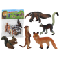 Figurki zwierząt 5 sztuk: wiewiórka, surykatka, mrówkojad, lis, lemur - EAN: 5905991007623 Figurki zwierząt 5 sztuk: wiewiórka, surykatka, mrówkojad, lis, lemur - EAN: 5905991007623