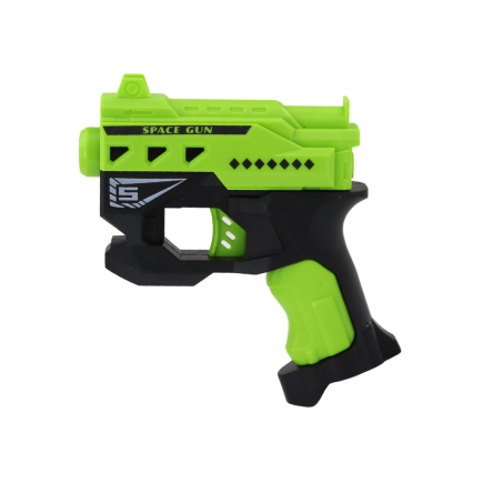 Mini pistolet na strzałki piankowe z przyssawkami zielony EAN: 5905991010999