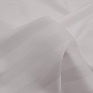Poszewka satyna bambusowo-bawełniana STRIPE GREY/40x40