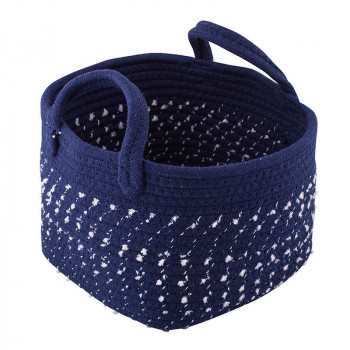 Kosz pleciony granatowy 22x22x17cm n/n bz EAN: 5904252307199