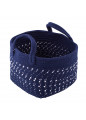 Kosz pleciony granatowy 22x22x17cm n/n bz EAN: 5904252307199