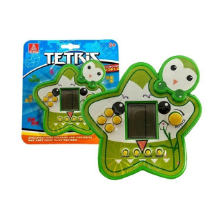 Gra elektroniczna tetris gwiazdka zielona