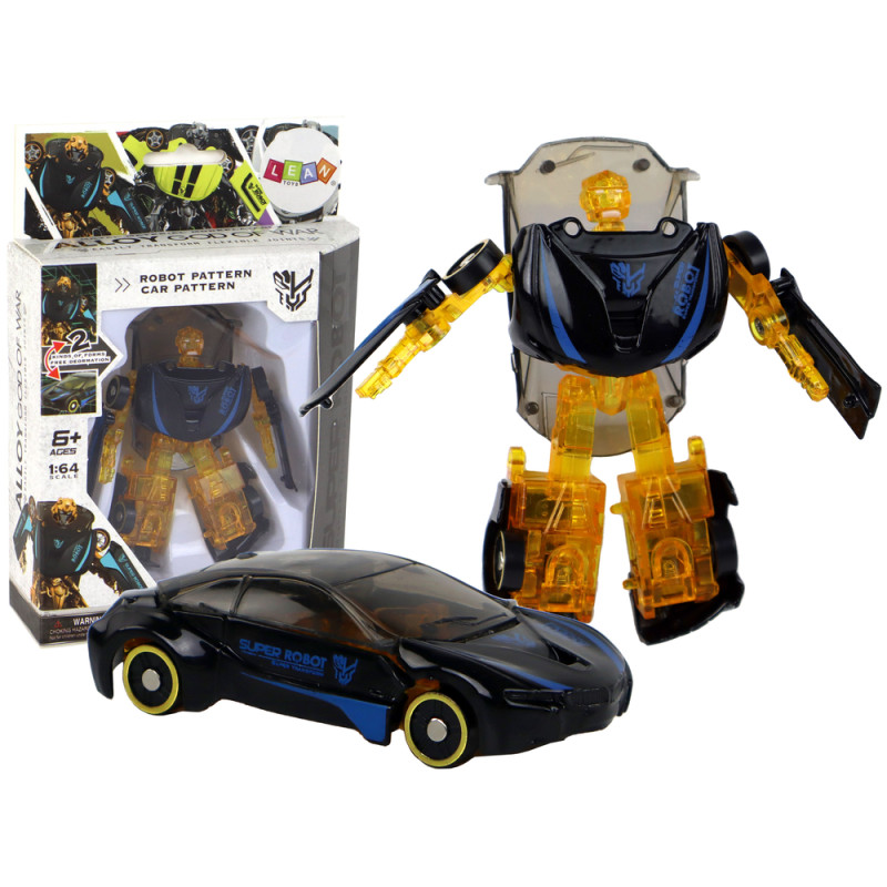 Super Robot Samochód 2w1 Transformacja Skala 1:64 EAN: 5905515356008