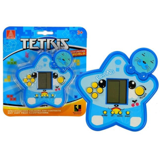 Gra elektroniczna tetris gwiazdka niebieska