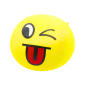 Miękka piłeczka buźka emoji żółta 9 cm - EAN: 5905991023753