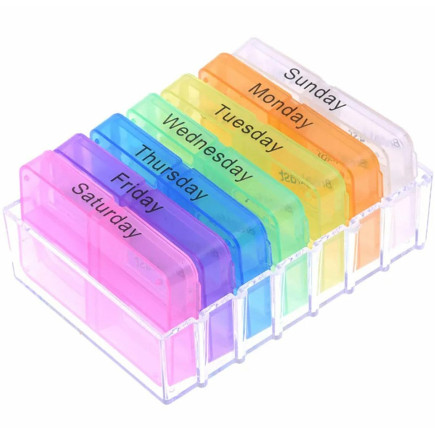Ag424d pojemnik na leki organizer 7 dni