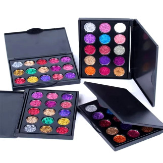 Ag861 paleta cieni 15 kol. brokat