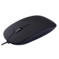 Mysz optyczna Slim czarna AK278A EAN: 5907621805197