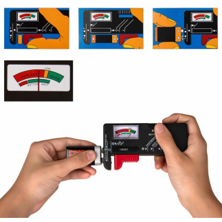 AG372 TESTER BATERII AKU. AAA, AA, 9V