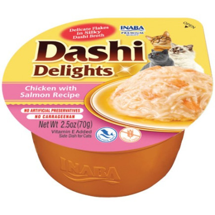 Inaba dashi delights łosoś 70g bulion dla kota