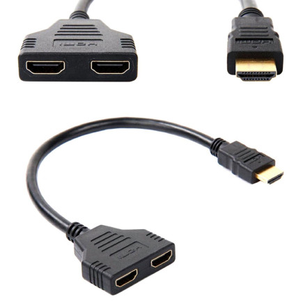 Ak316 rozdzielacz hdmi na 2 porty fullhd