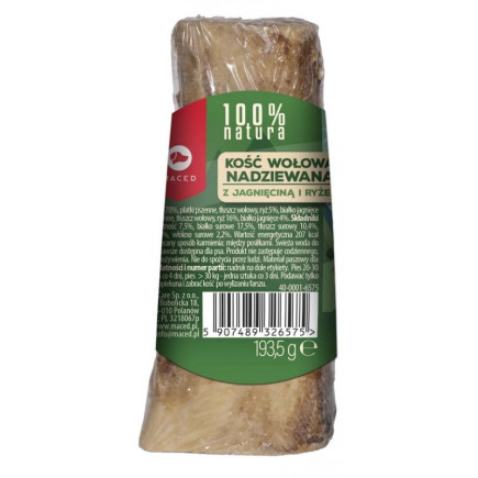 Maced kość nadziewana zejagnięciną i ryżem 193,5 g dla psa