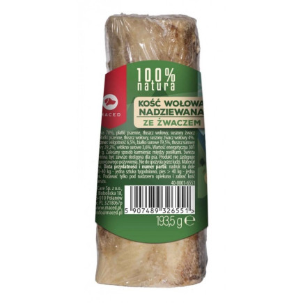 Maced kość nadziewana ze żwaczem dla psa 193,5 g