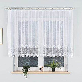 Firanka żakardowa Violetta pasy 120cm biały EAN: 2010000235010