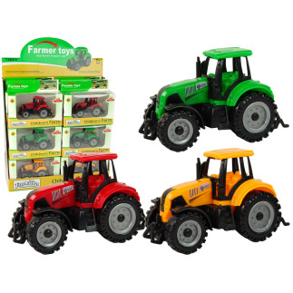 Pojazd rolniczy traktor farma duże koła 3 kolory