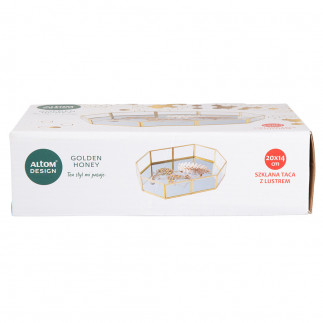 GOLDEN HONEY TACA Z LUSTREM 20X14 CM (COLOR BOX)