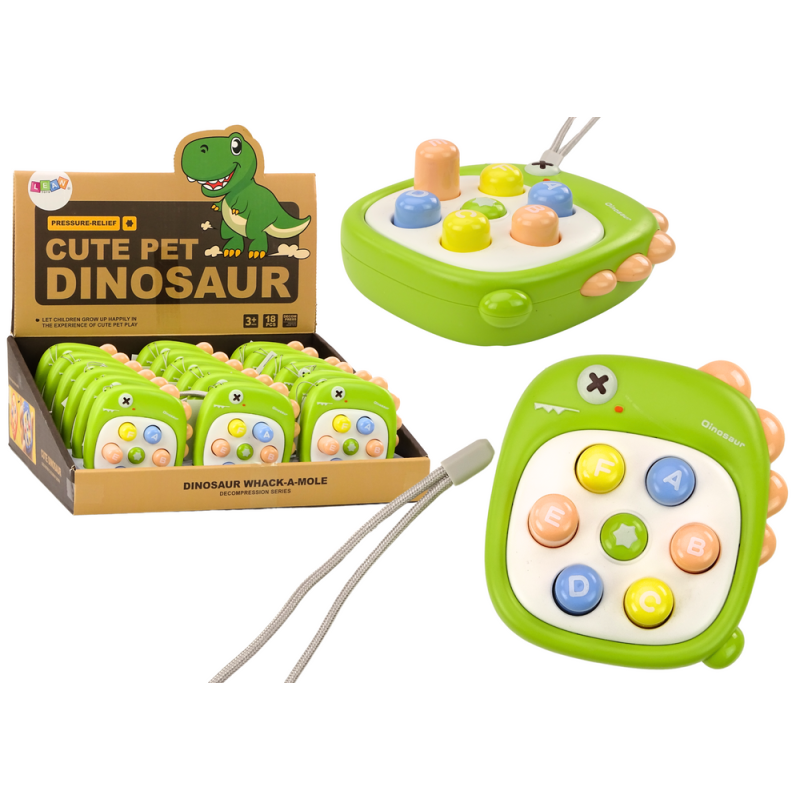 "Dinozaur Whack a Mole - Gra Zręcznościowa Zielona | EAN: 5905991021964"