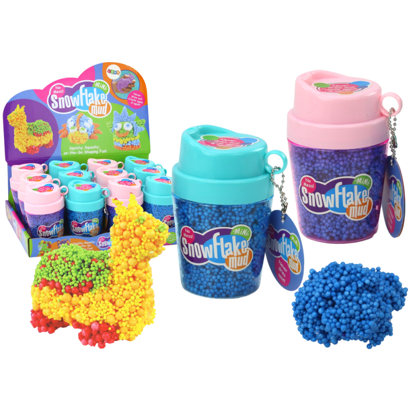 Squishy kulki styropianowe w niebieskim kubeczku - EAN: 5905991006459