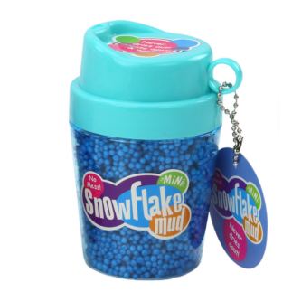 Squishy kulki styropianowe masa w kubeczku niebieski