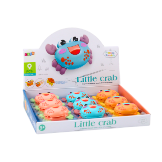 Mały wesoły krab napęd frykcyjny 3 kolory