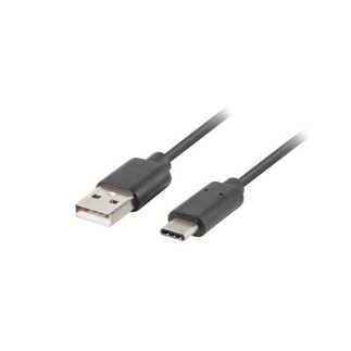 Kabel lanberg qc 3.0 ca-usbo-20cu-0010-bk (usb 2.0 typu a - usb typu c   1m  kolor czarny)