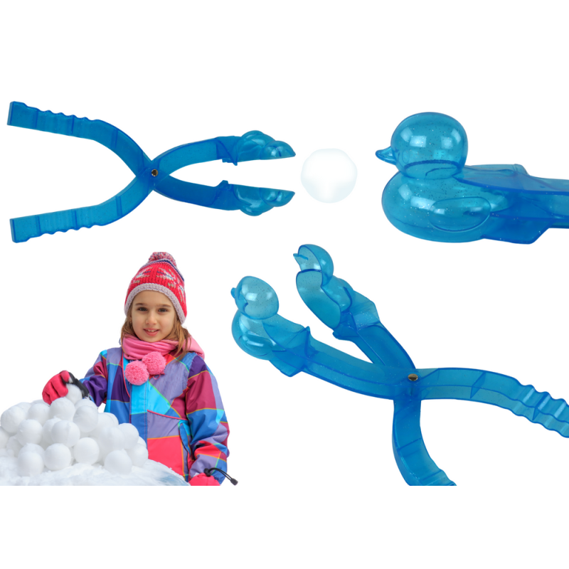 Śnieżkomat do śniegu - maszynka do robienia śnieżek kaczka niebieska, EAN: 5905991007524