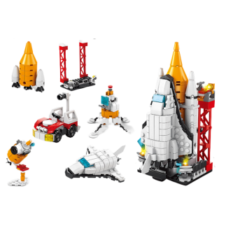 Klocki konstrukcyjne kosmos pojazd kosmiczny rakieta mix