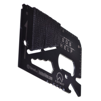 Multitool azymut tool card karta wielofunkcyjna - 13 narzędzi + etui, 85/53 mm (h-o200930tc)