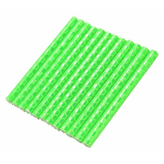 Ag402a odblask. rurki na szprychy green