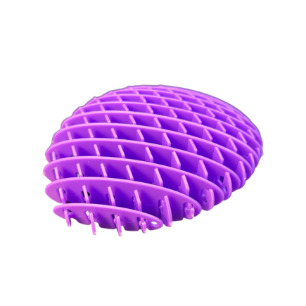 Zabawka fidget fioletowa antystresowa elastyczna sensoryczna 10cm