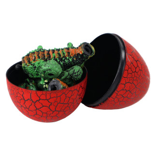 Jajo figurka dinozaura 3 kolory 9cm