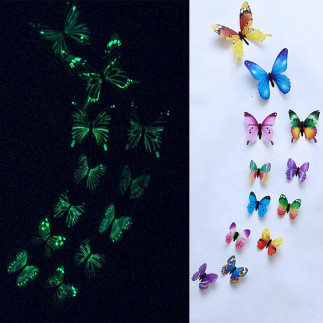 Motyle fluorescencyjne AG683D 12 szt. mix - EAN: 5907621825546