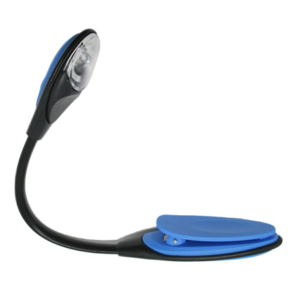 Zd20c lampka led klips niebieska