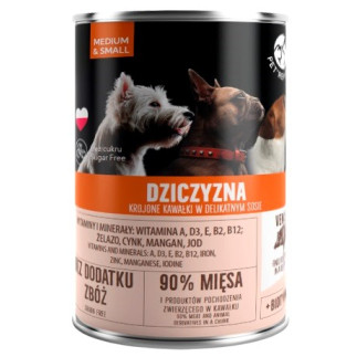 Petrepublic puszka dla psa z dziczyzną 400 g