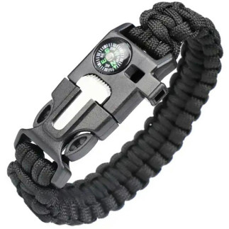 Da99 bransoletka survival 5w1 black
