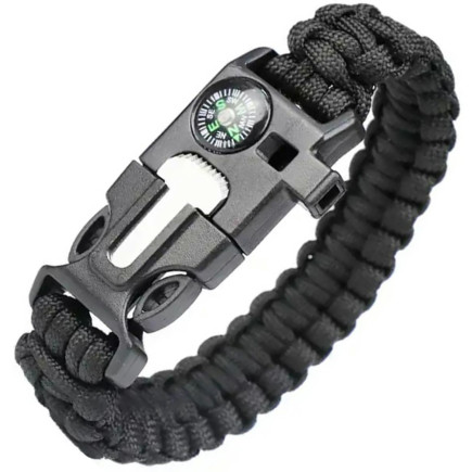 Da99 bransoletka survival 5w1 black