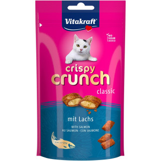 Vitakraft crispy crunch łosoś przysmak dla kota 60g