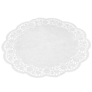 Okrągłe Serwetki Papierowe Białe 35 cm Kpl. 8 szt. EAN: 5904252395691