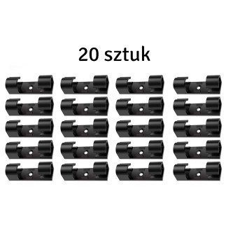 Ag702d klips organizer na kable 20szt bl