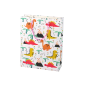 Torba prezentowa w kratkę kolorowa dinozaury 32x26 cm EAN: 5905884453315