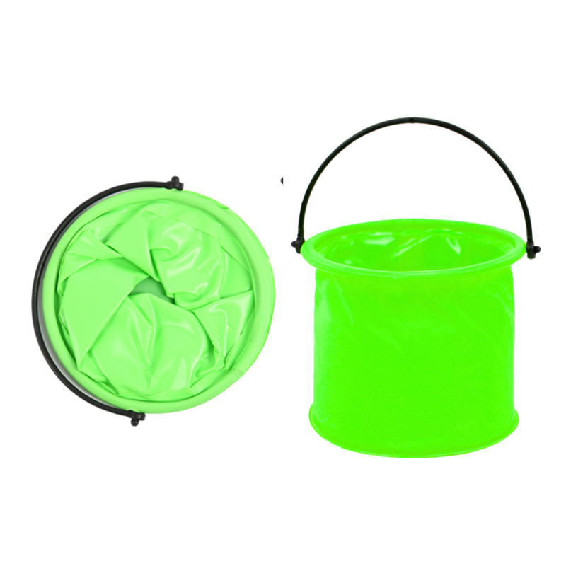 Wiaderko Składane Wielofunkcyjne PVC do Wody Zielone EAN: 5905991023937